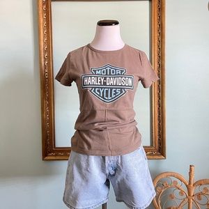 Harley-Davidson cocoa-brown t-shirt